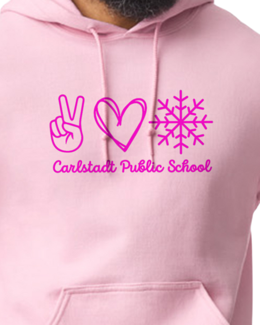 Peace, Love, Snow CPS Gildan Hoodie