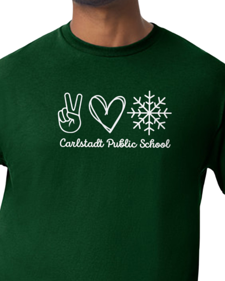 Peace, Love, Snowflake CPS Gildan Tee