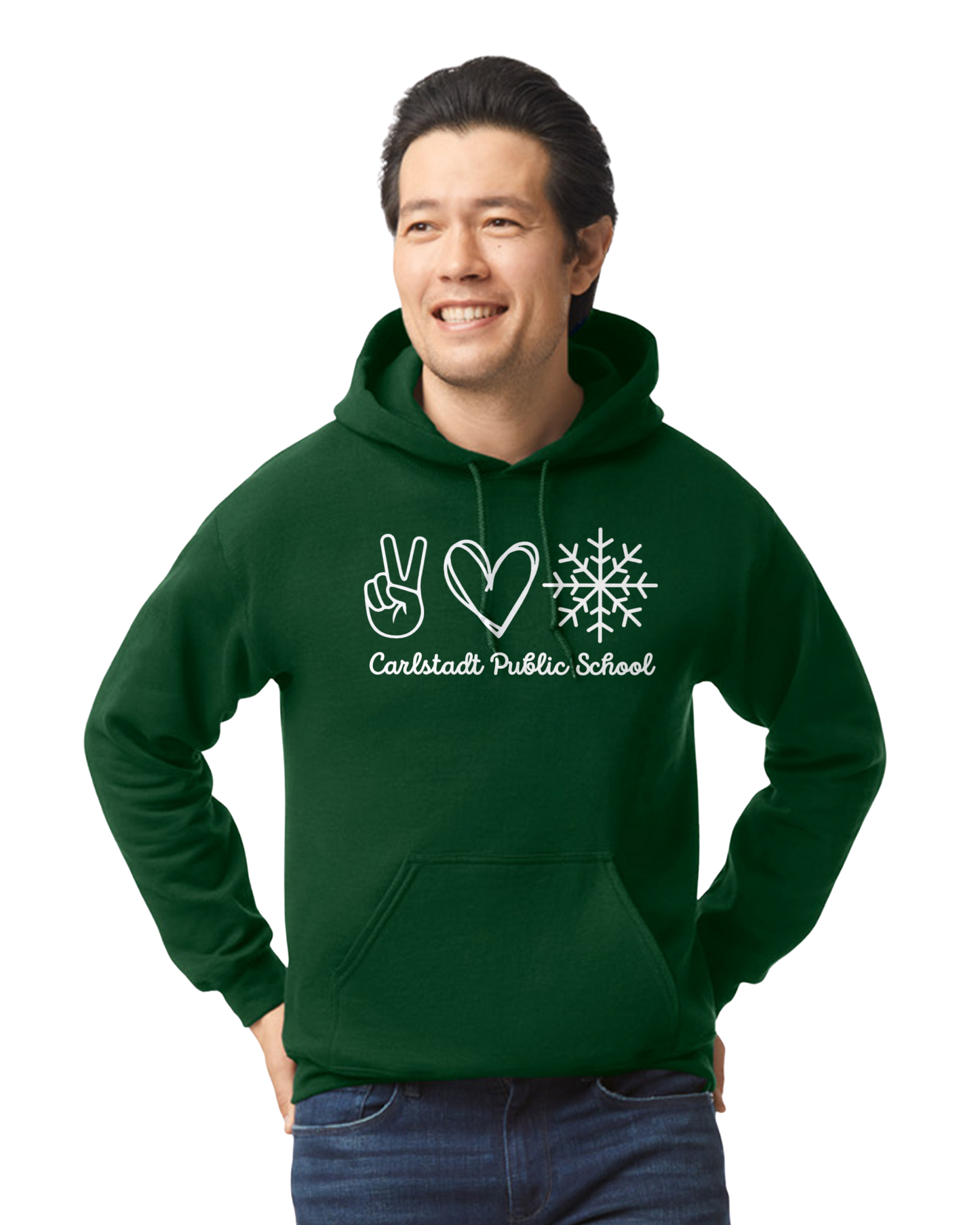 Peace, Love, Snow CPS Gildan Hoodie