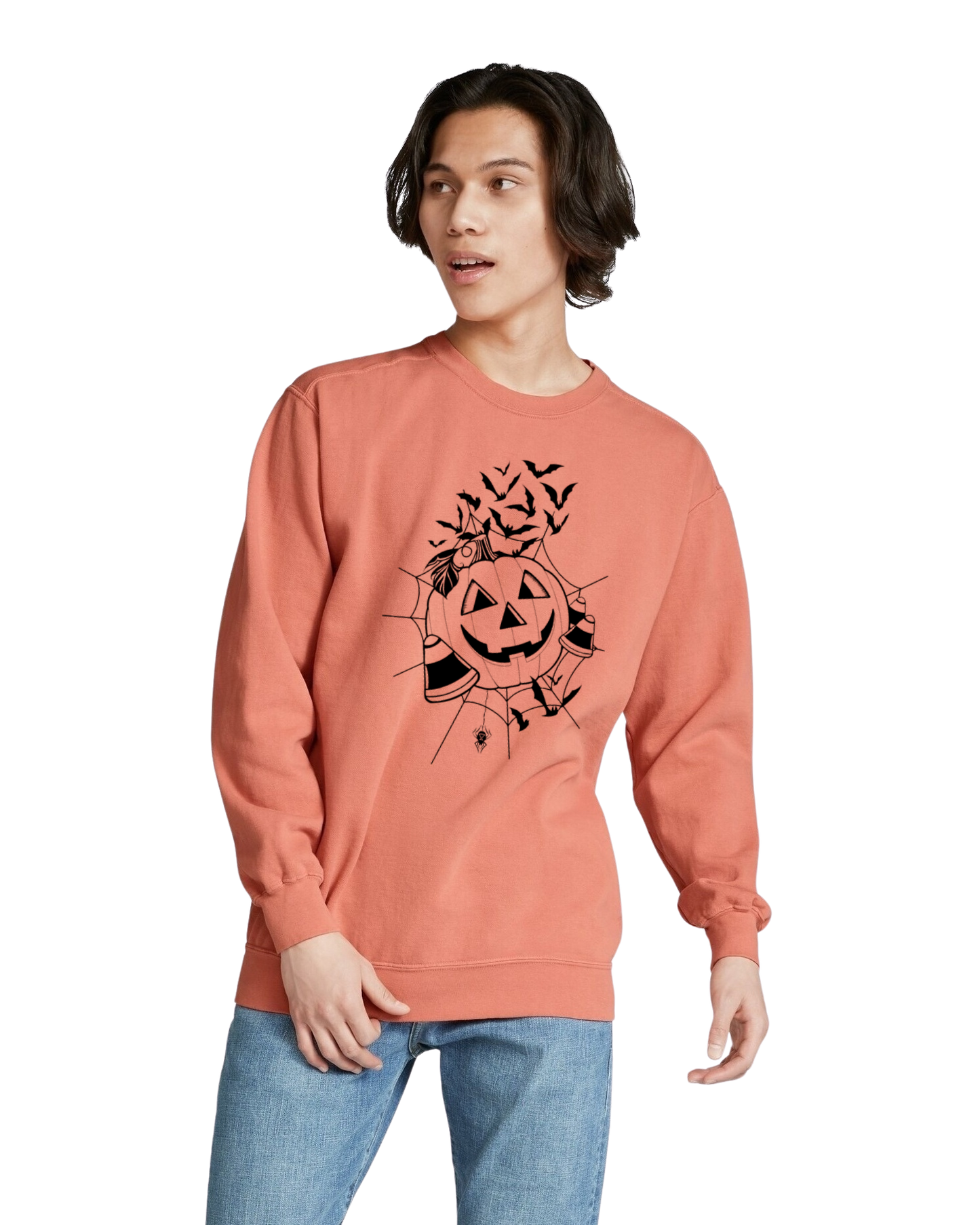 Orange Jack Batty Crewneck Sweatshirt