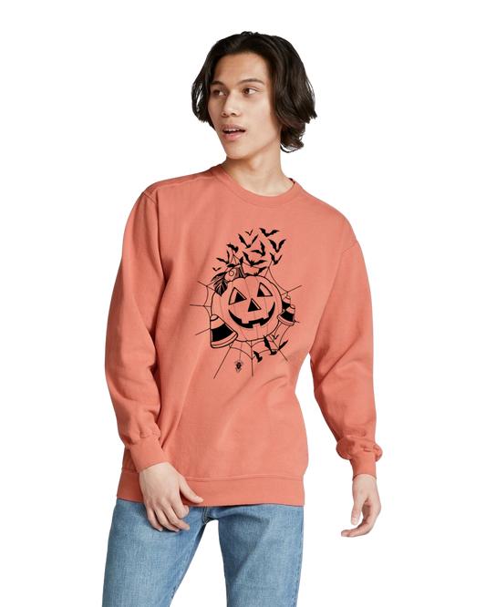 Orange Jack Batty Crewneck Sweatshirt